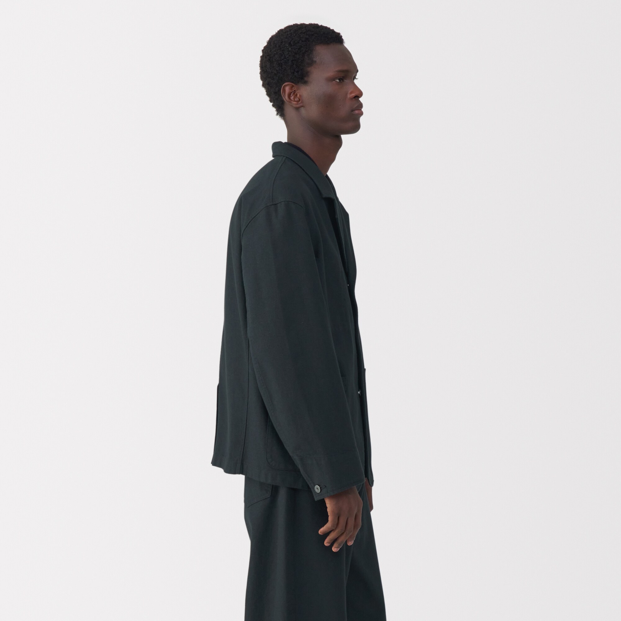 紳士　和紙混カルゼジャケット