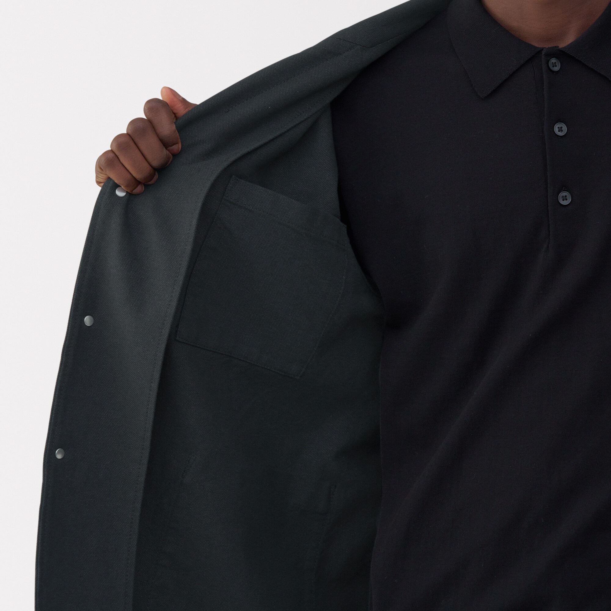 紳士　和紙混カルゼジャケット