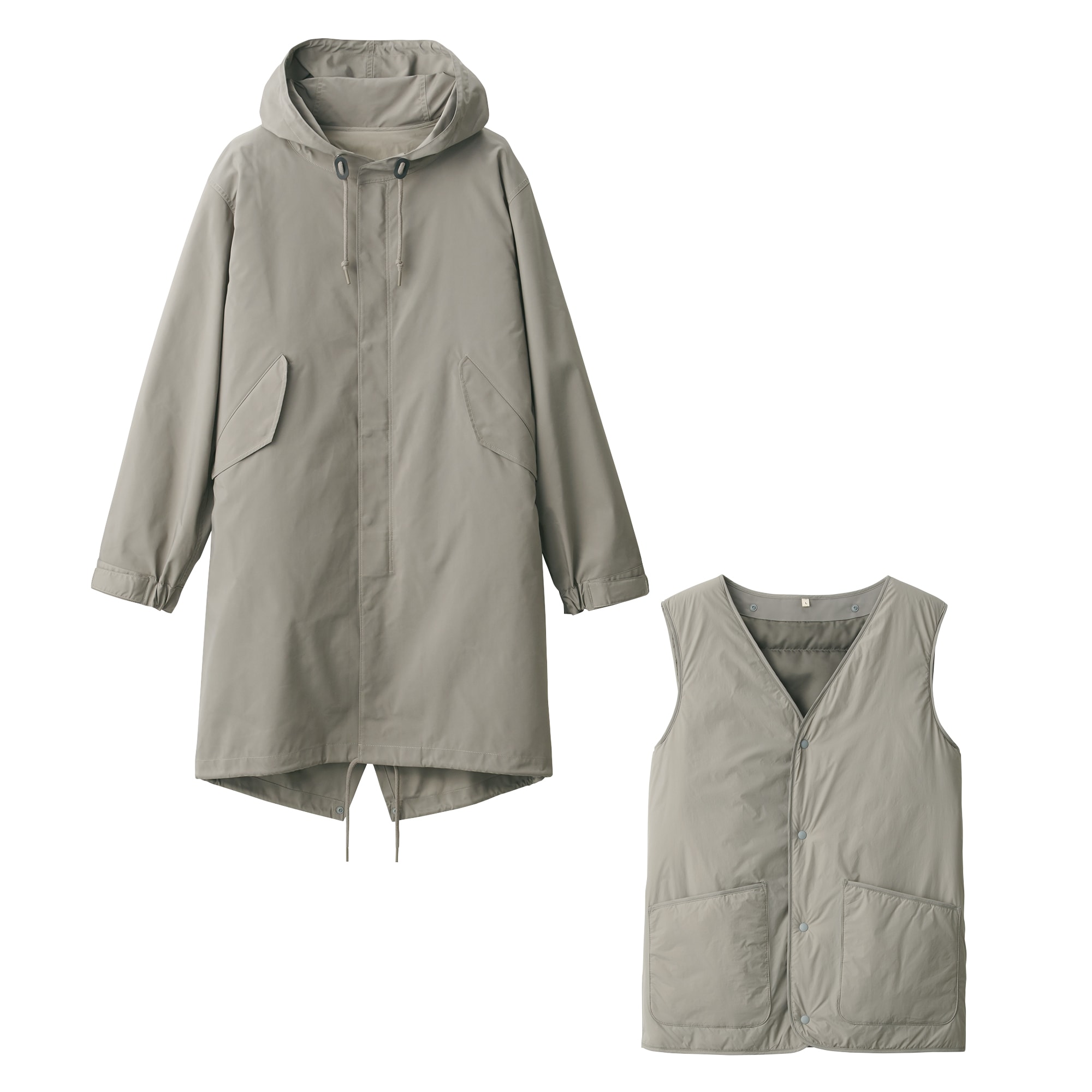 紳士　ライナー付きモッズコート