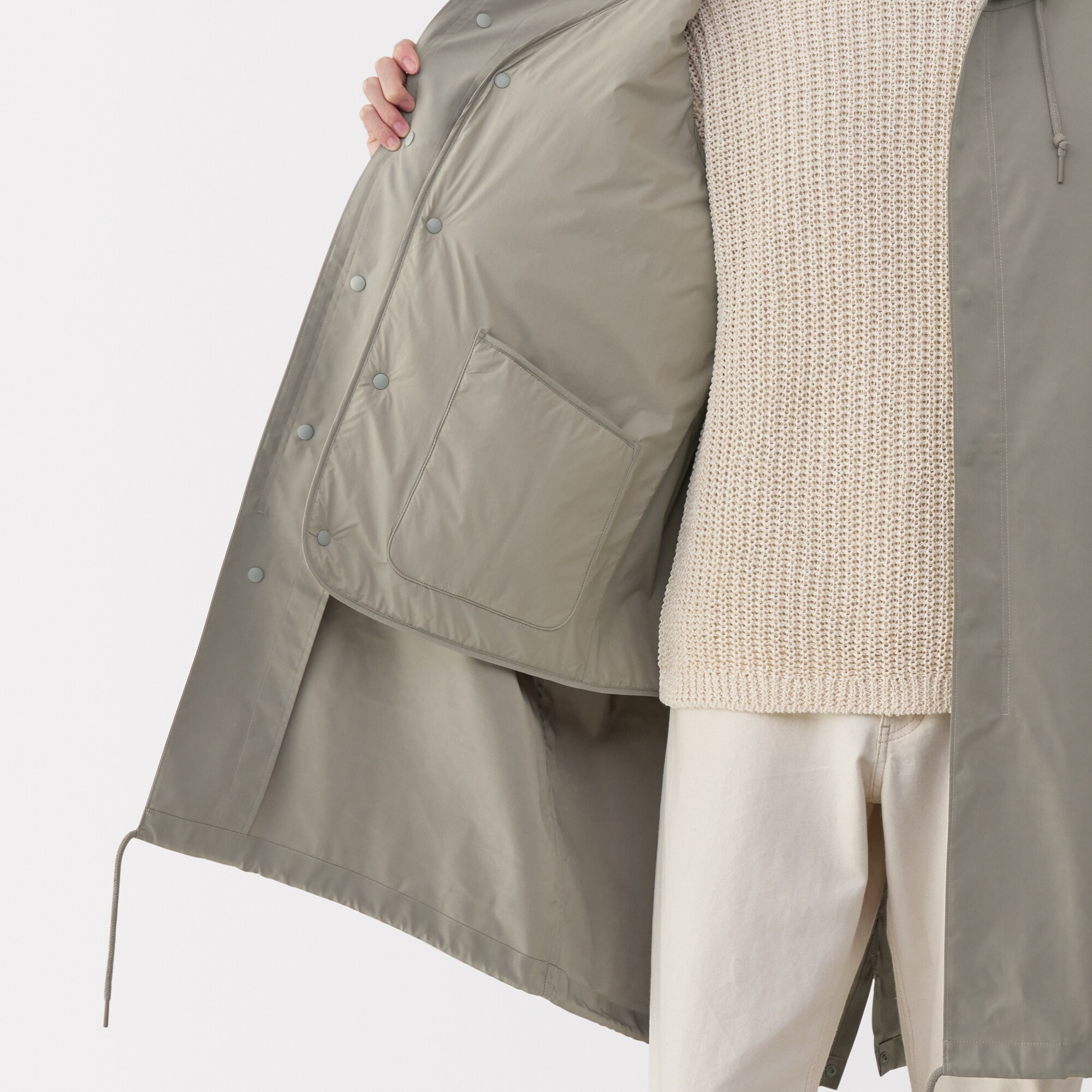 紳士　ライナー付きモッズコート