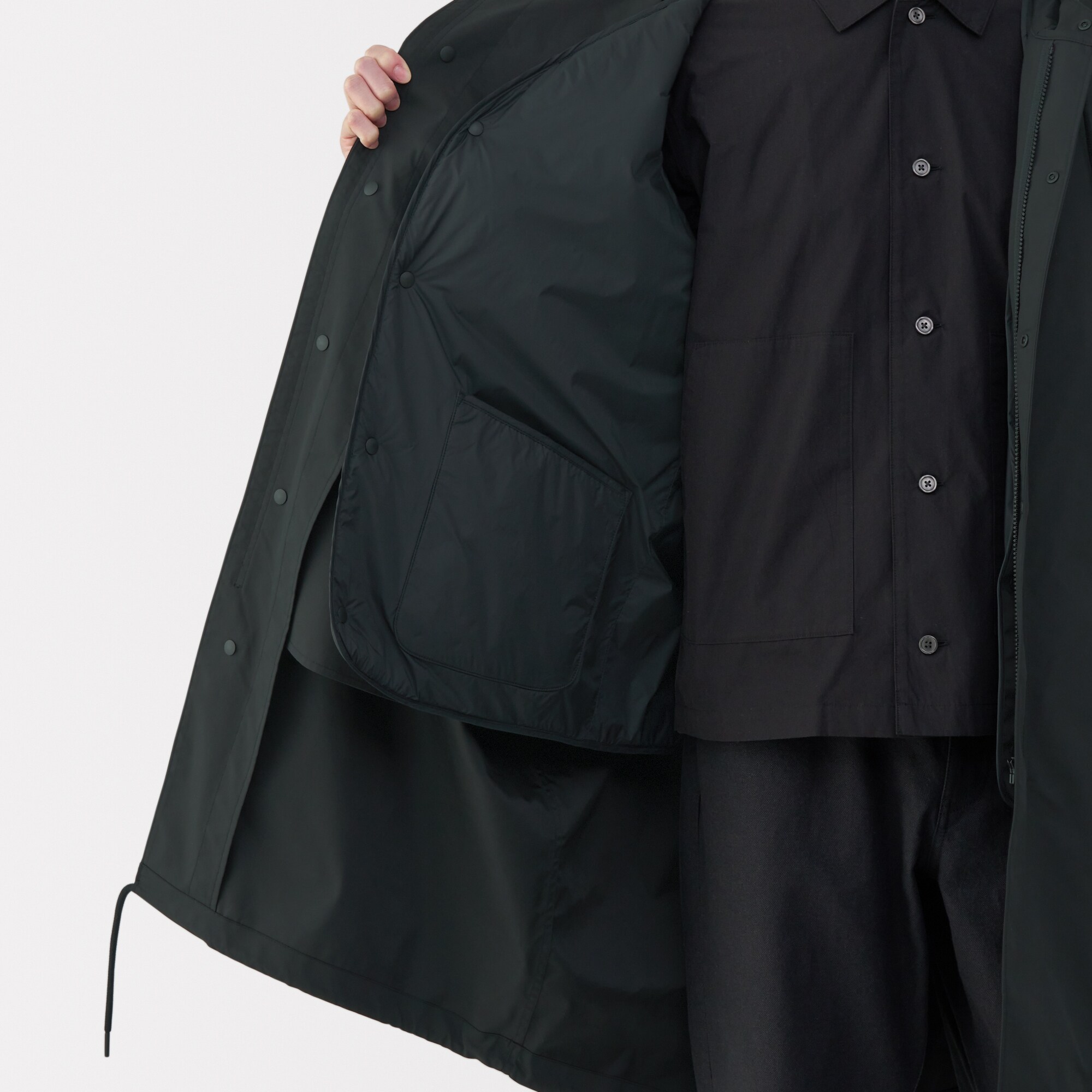 紳士　ライナー付きモッズコート