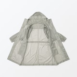 紳士　軽量撥水ナイロンフード付きコート