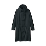 紳士　軽量撥水ナイロンフード付きコート