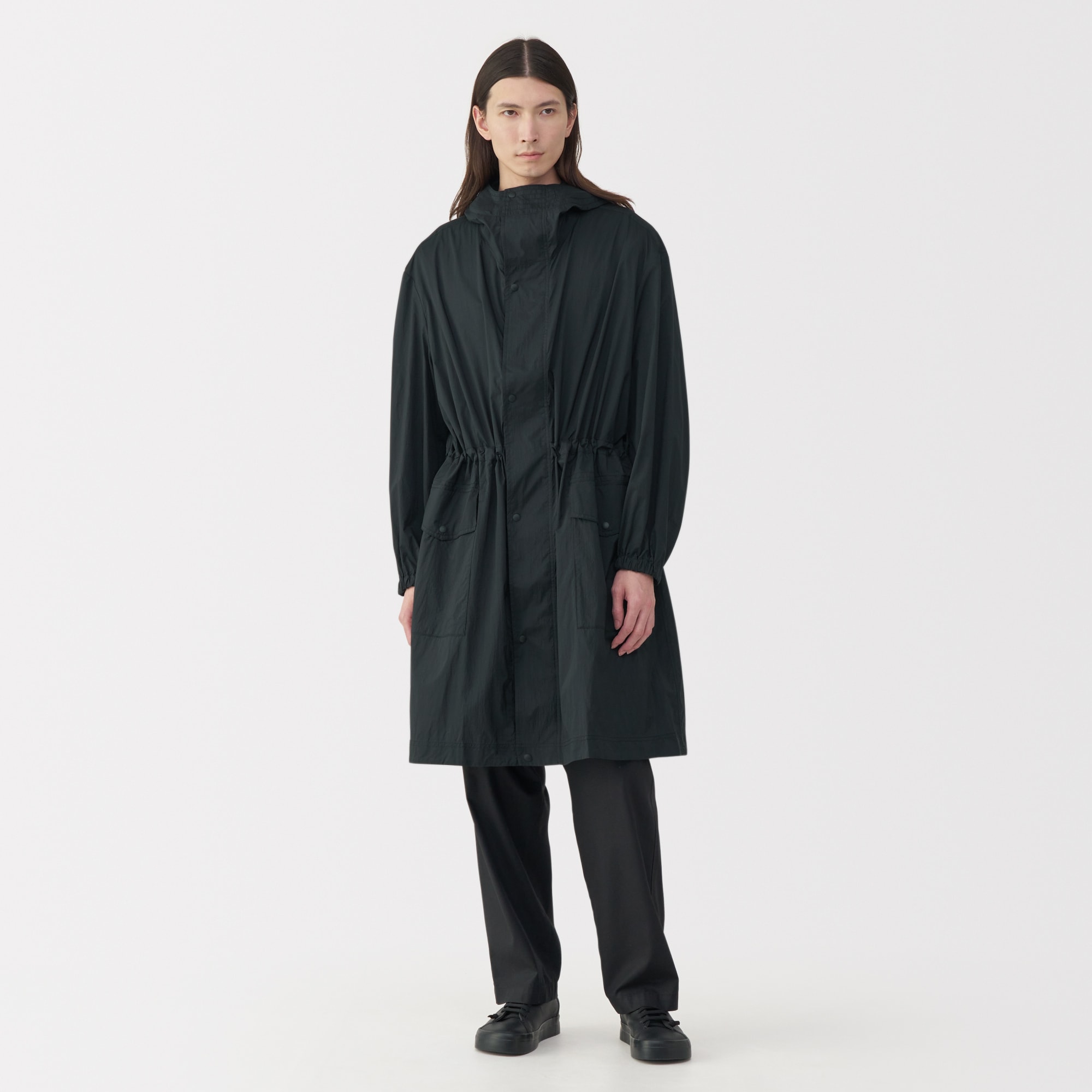 ✴︎美品✴︎MUJI LABO ムジラボ　軽量撥水フードコートM65 モッズコート 紳士 軽量撥水ナイロンフード付きコート | 無印良品