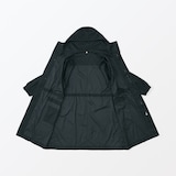 紳士　軽量撥水ナイロンフード付きコート