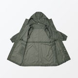 紳士　軽量撥水ナイロンフード付きコート