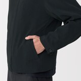 紳士　トリアセテート混ジップアップブルゾン