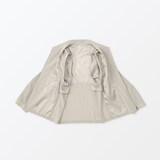 紳士　トリアセテート混ジップアップブルゾン