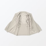 紳士　トリアセテート混ジップアップブルゾン