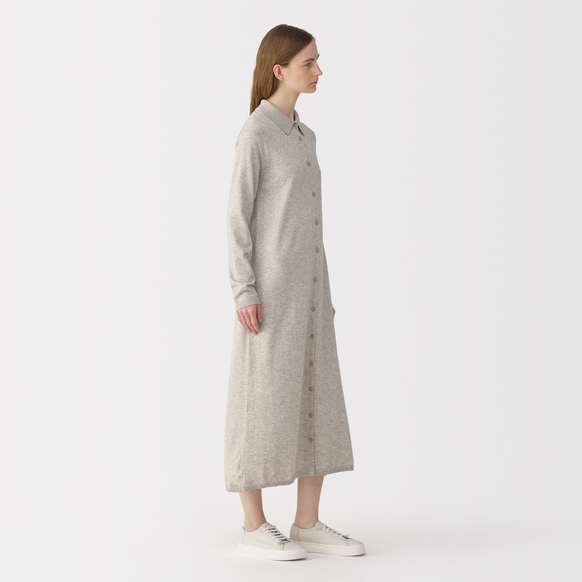 婦人　コットンヤクニットワンピース