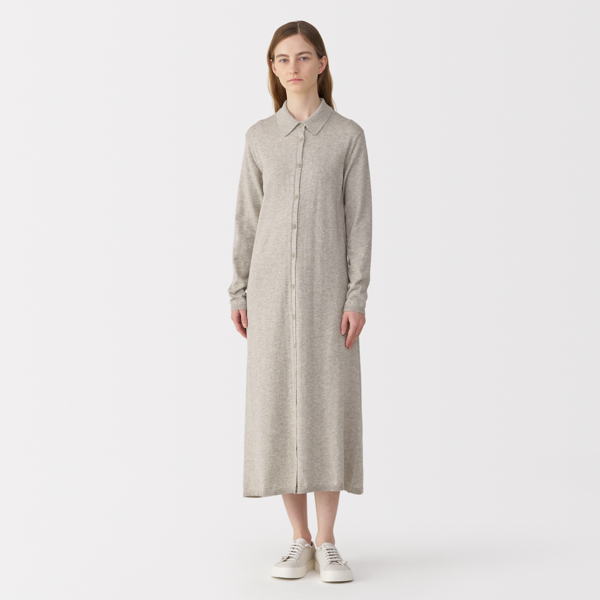 婦人　コットンヤクニットワンピース