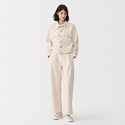 婦人　和紙混カルゼパンツ