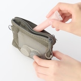 ポリエステルダブルファスナーケース