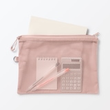 ポリエステルダブルファスナーケース