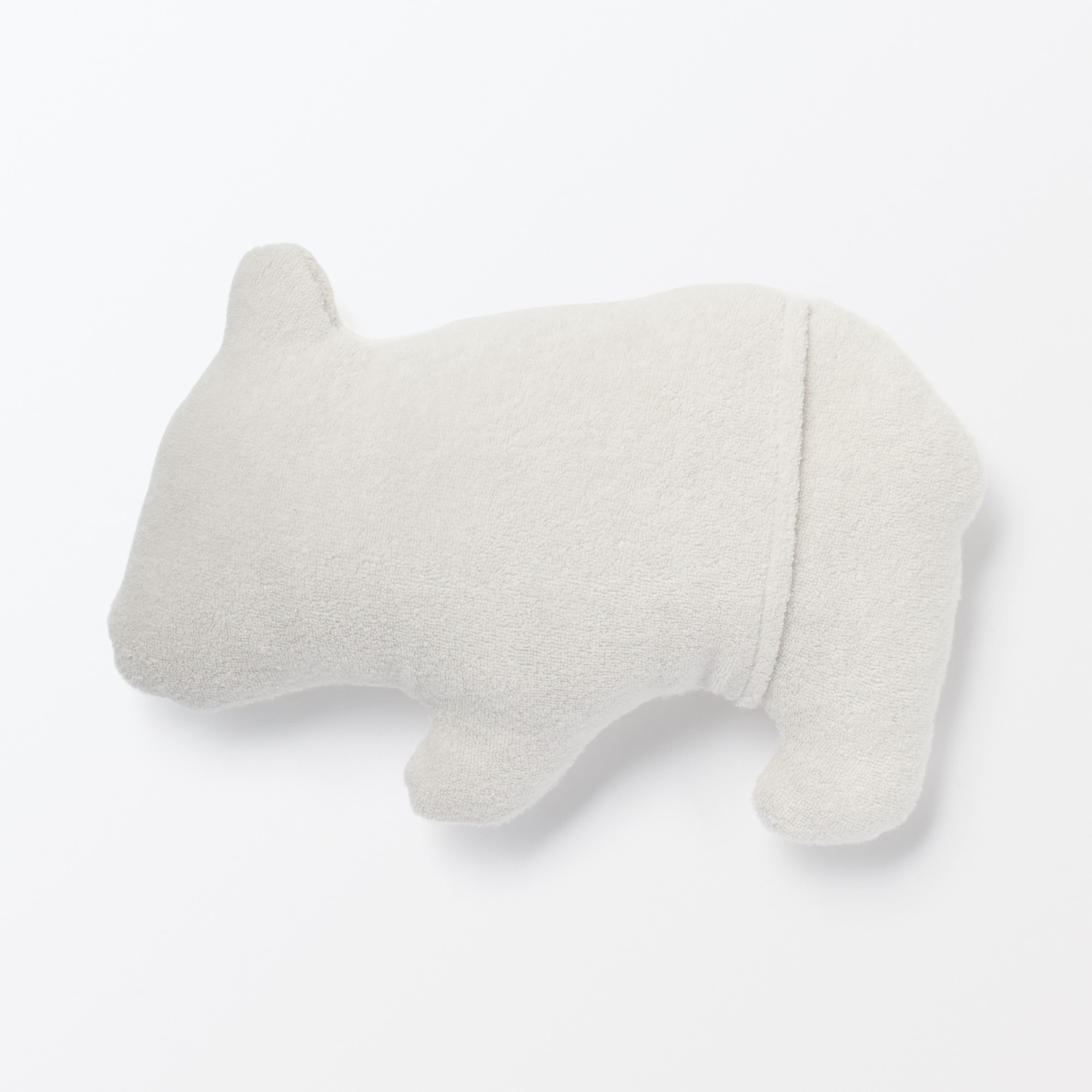 ポケット付き　動物クッション（パンダ）