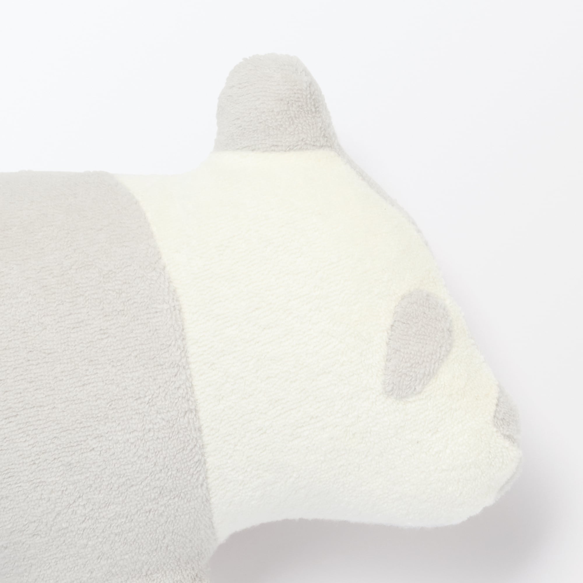 ポケット付き　動物クッション（パンダ）