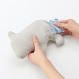 ポケット付き　動物クッション（パンダ）