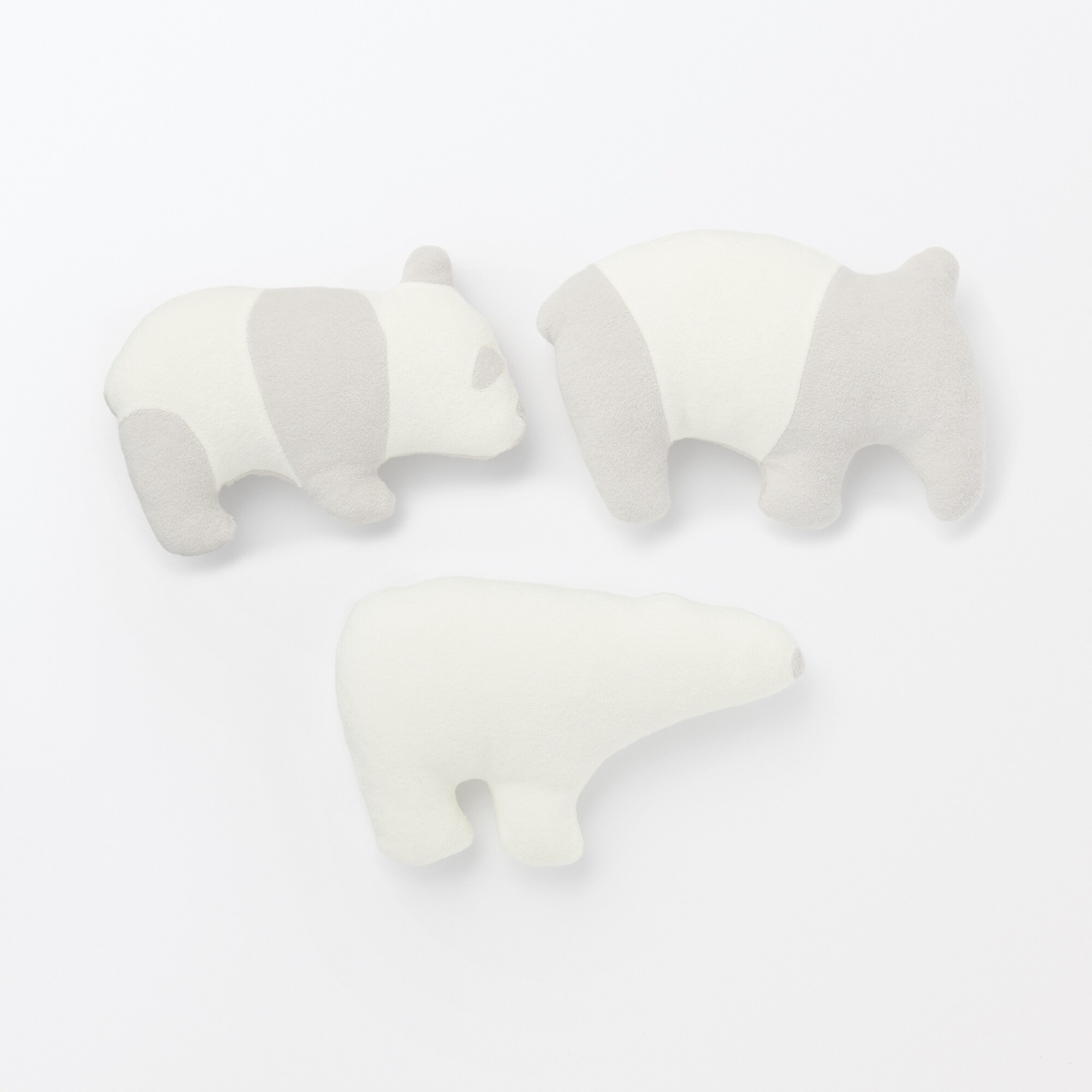 ポケット付き 動物クッション（パンダ） | 無印良品