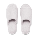 洗える綿パイルスリッパ・前あき