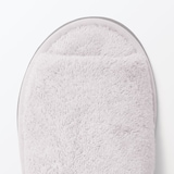 洗える綿パイルスリッパ・前あき