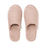 洗える綿パイルスリッパ・前あき