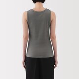 婦人　ストレッチリブ編みタンクトップ