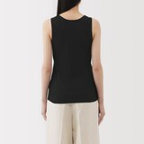 婦人　ストレッチリブ編みタンクトップ