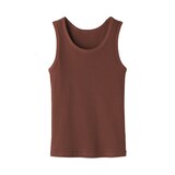 婦人　ストレッチリブ編みタンクトップ