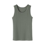 婦人　ストレッチリブ編みタンクトップ