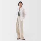 婦人　ストレッチリブ編みタンクトップ