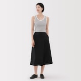 婦人　ストレッチリブ編みタンクトップ