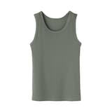 婦人　ストレッチリブ編みタンクトップ