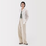 婦人　ストレッチリブ編みタンクトップ