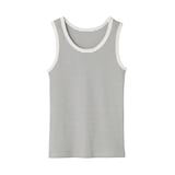 婦人　ストレッチリブ編みタンクトップ