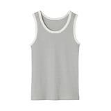 婦人　ストレッチリブ編みタンクトップ