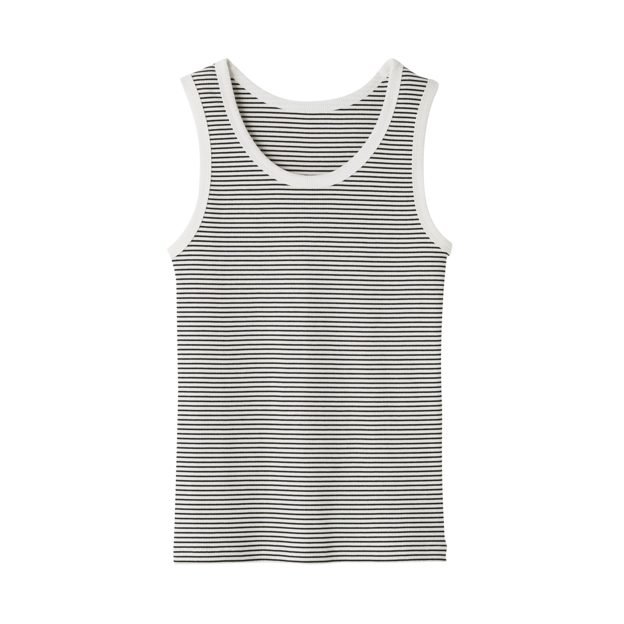 婦人　ストレッチリブ編みタンクトップ