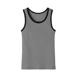 婦人　ストレッチリブ編みタンクトップ