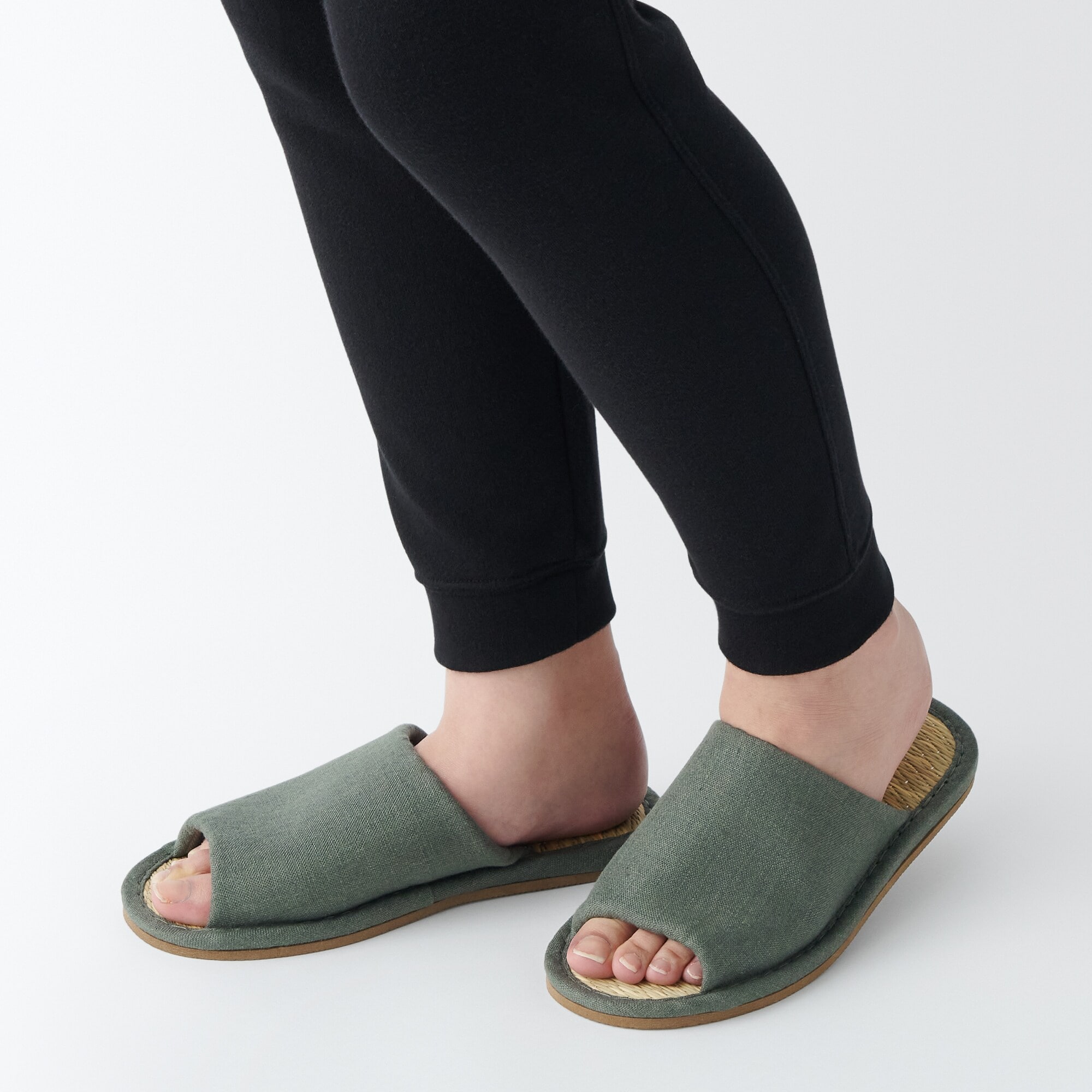 イ草スリッパ・前あき