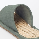 マライ草スリッパ・前あき