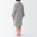 ふっくらパイルバスローブ