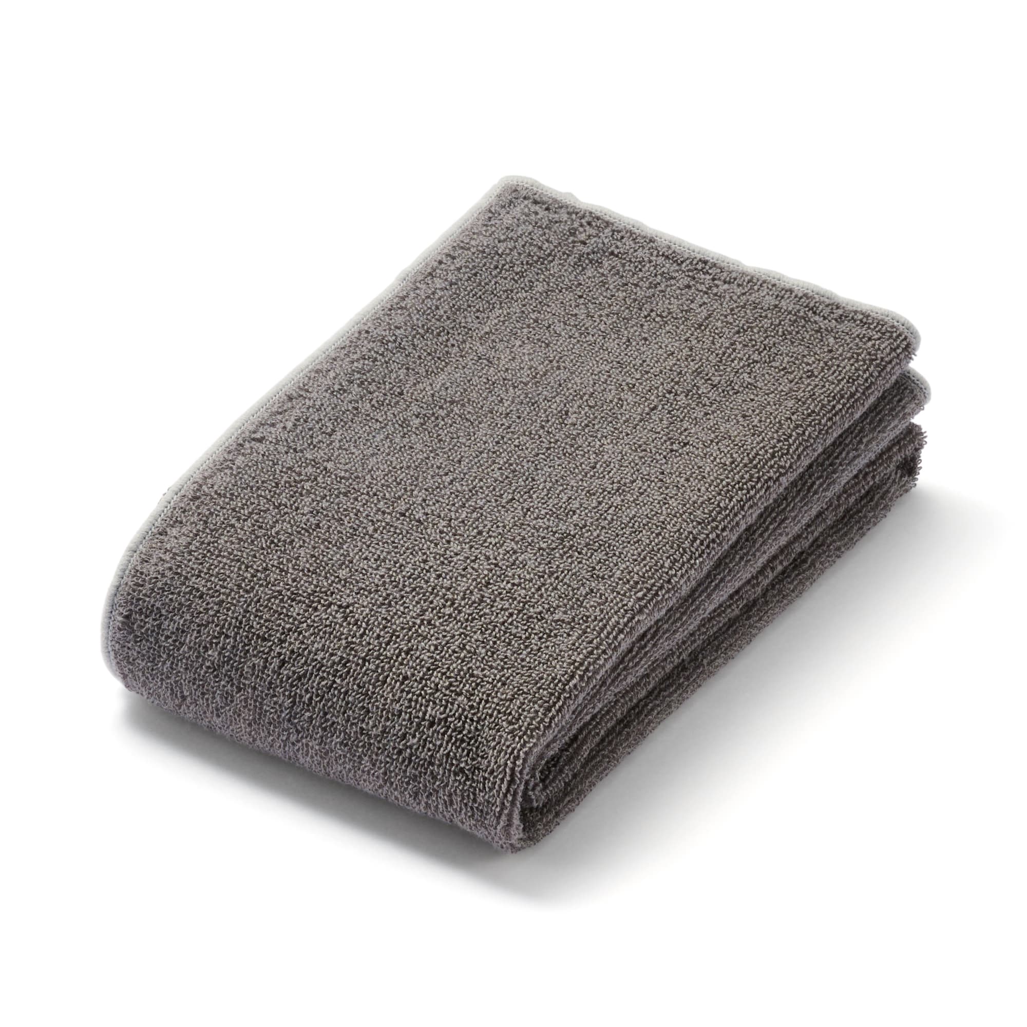 カラーステッチパイル織りフェイスタオル | 無印良品