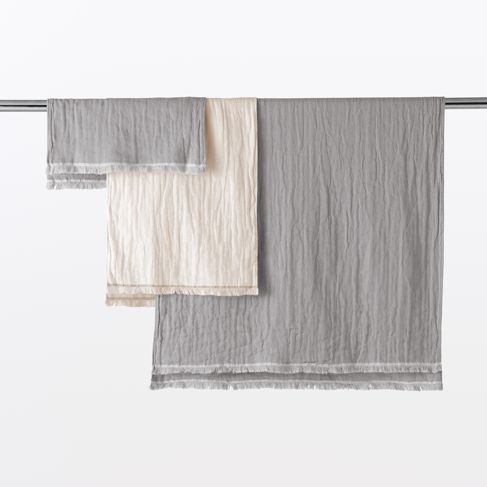 洗いざらしガーゼハンドタオル