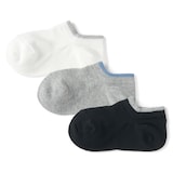 キッズ　足なり直角　スニーカーイン（柄・３足組）