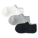 キッズ　足なり直角　スニーカーイン（柄・３足組）