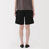 婦人　ムラ糸　チノタックハーフパンツ