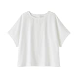 婦人　ヘンプ　コットン　半袖ブラウス