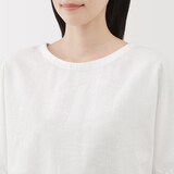 婦人　ヘンプ　コットン　半袖ブラウス