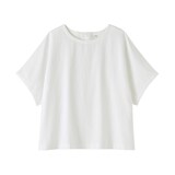 婦人　ヘンプ　コットン　半袖ブラウス