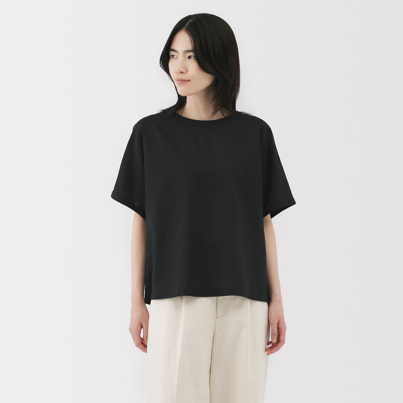 婦人 ヘンプ コットン 半袖ブラウス | 無印良品 