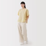 婦人　ヘンプ　コットン　半袖ブラウス